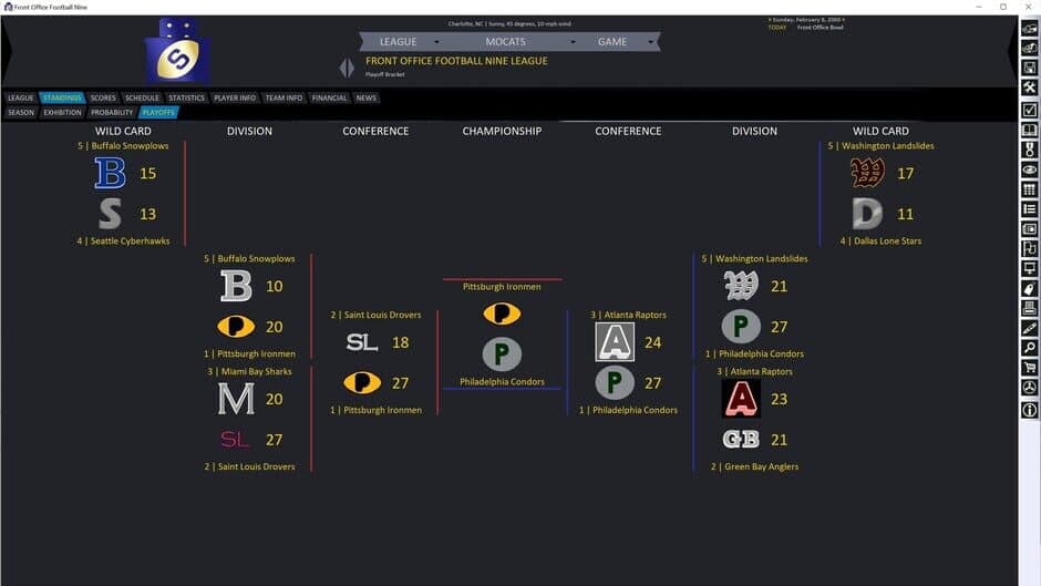 Front Office Football Nine screenshot 2