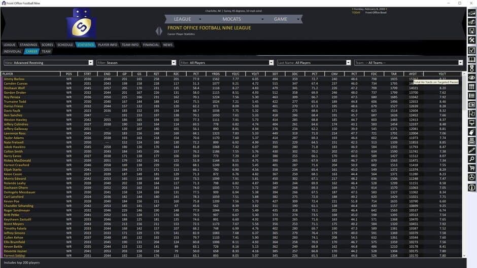 Front Office Football Nine screenshot 3