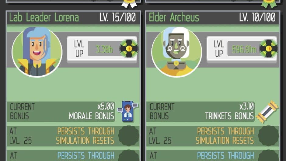 ISEPS Idle Particle Simulator screenshot 2