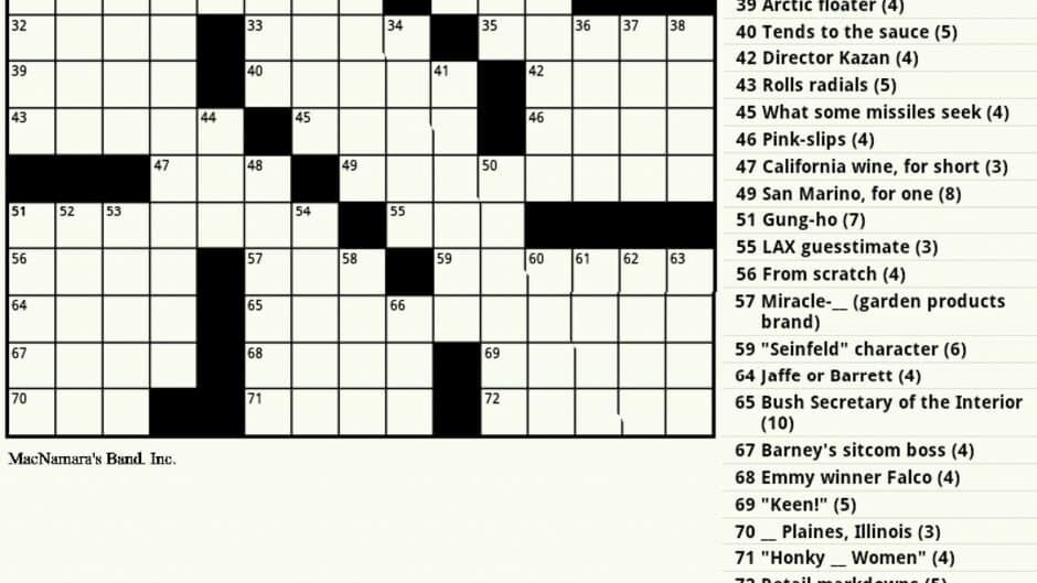 Crosswords screenshot 3