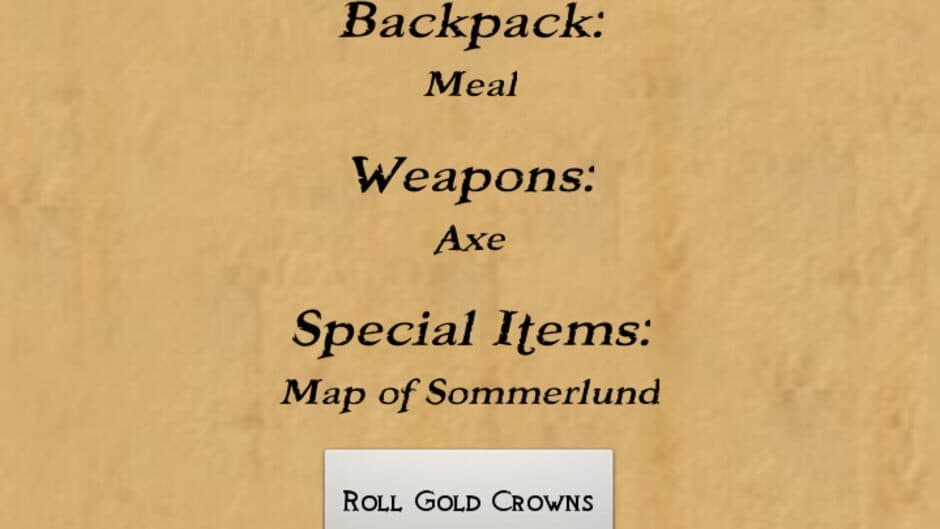 Lone Wolf Saga screenshot 1