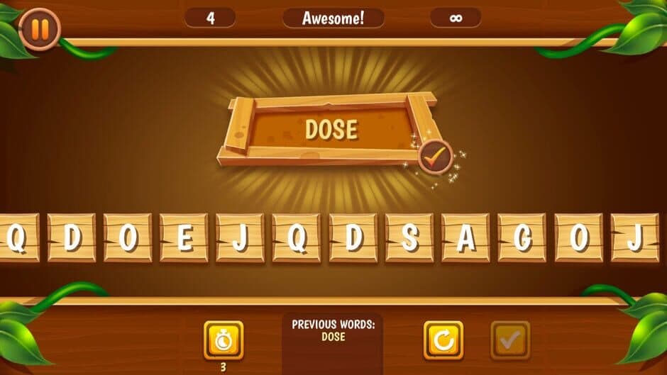 Tappy Word Infinite screenshot 1