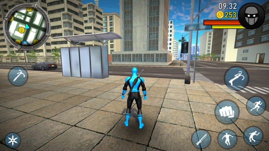 Blue Ninja: Superhero Game screenshot 2