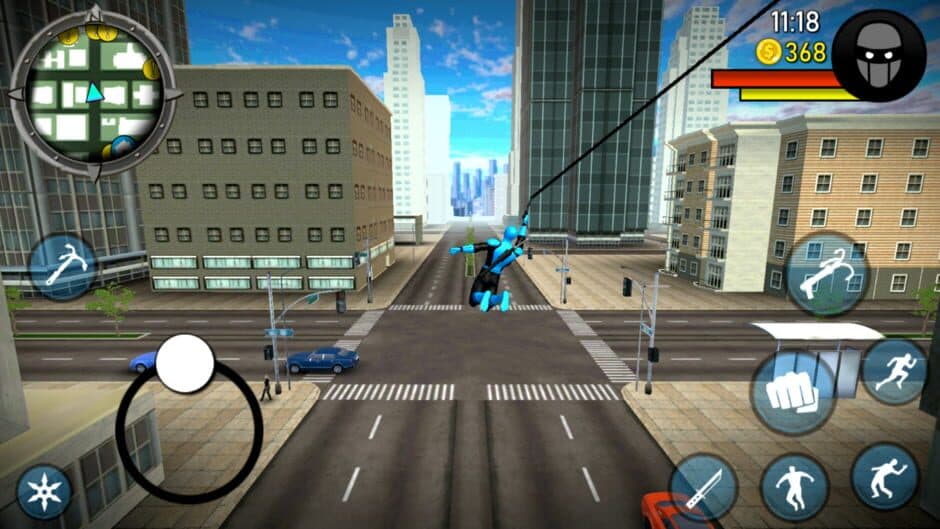 Blue Ninja: Superhero Game screenshot 4