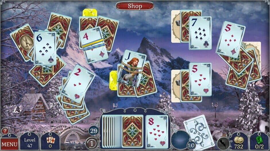 Jewel Match Solitaire Winterscapes 2: Collector's Edition screenshot 2