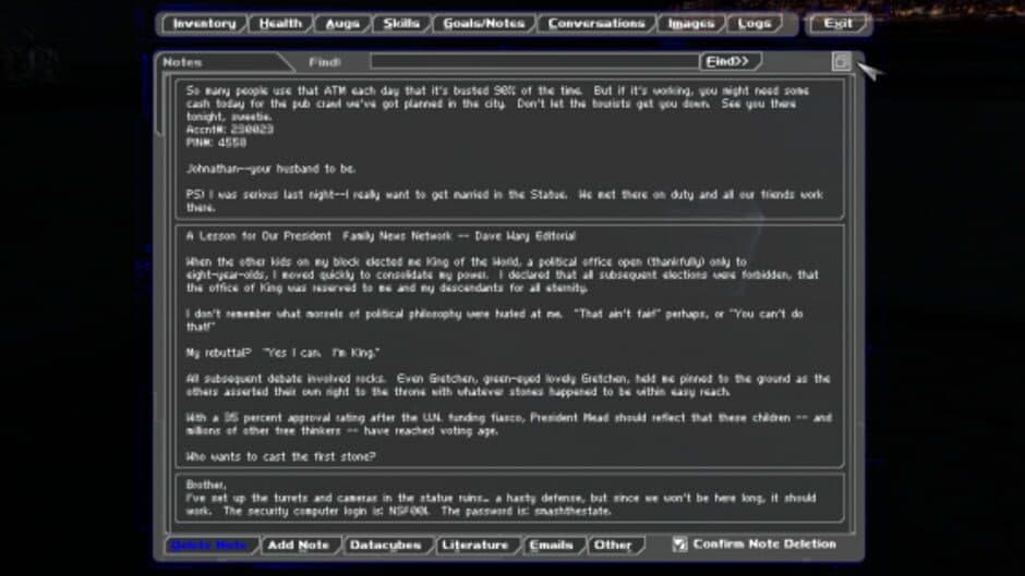 Deus Ex: Transcended screenshot 1