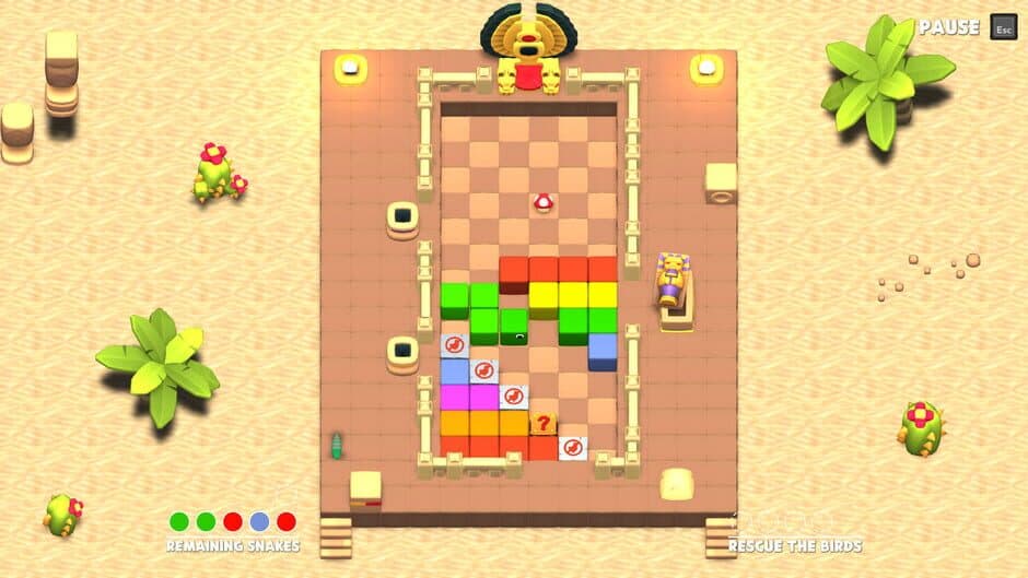 Snaketris: Rescue 'em all screenshot 1