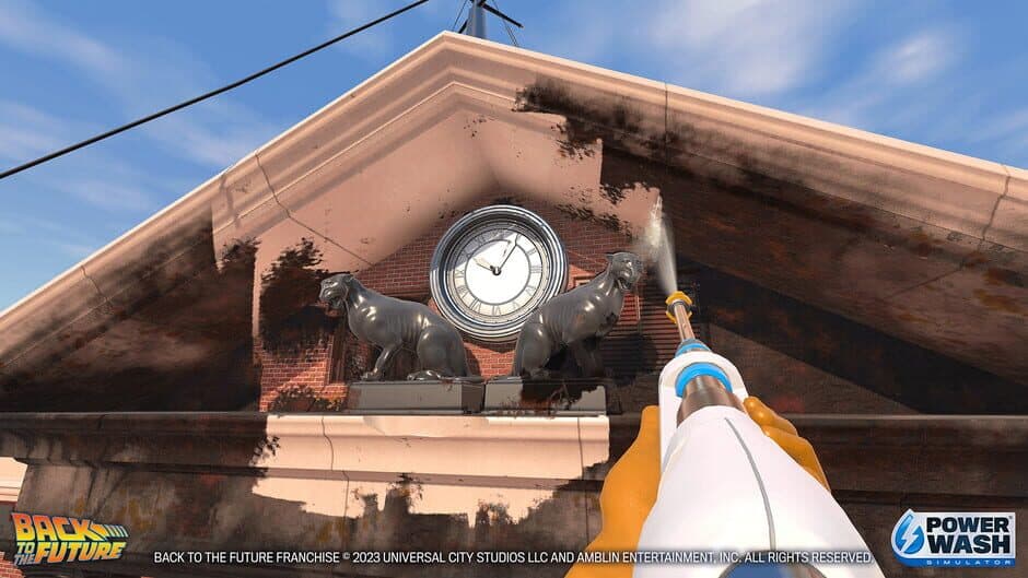 PowerWash Simulator: Back to the Future Special Pack screenshot 1