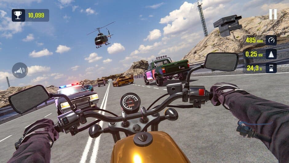 Highway Moto Racing Rush 2023 Simulator screenshot 2