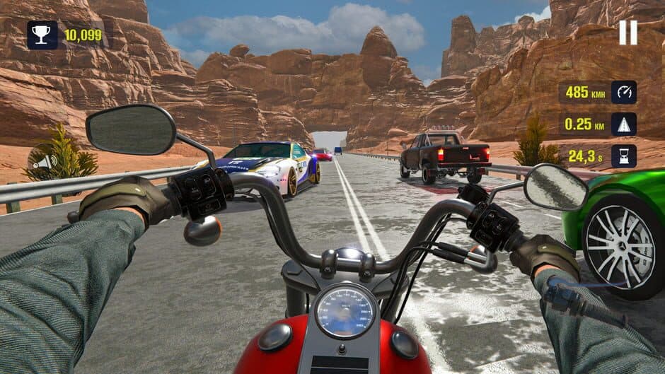 Highway Moto Racing Rush 2023 Simulator screenshot 4