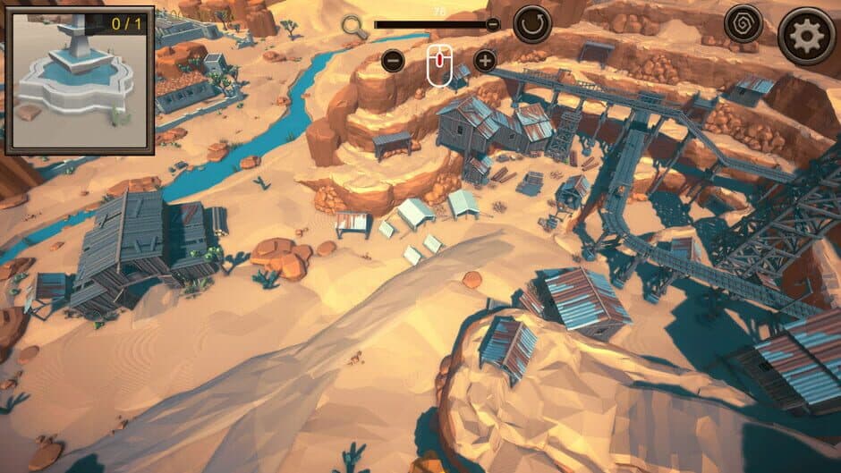 Hidden Western Top-Down 3D screenshot 2