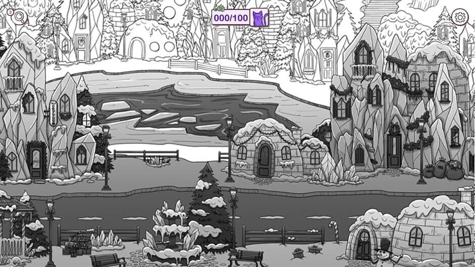 Hidden Cats in Santa's Realm screenshot 2