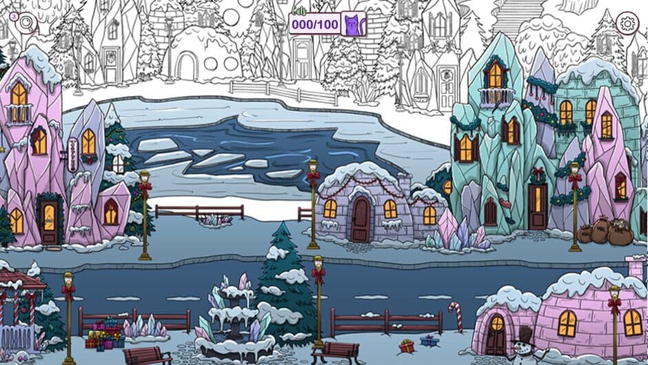 Hidden Cats in Santa's Realm screenshot 6