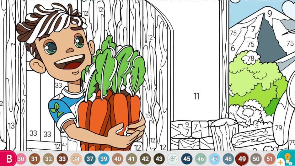 Pony World: Color by Numbers screenshot 2