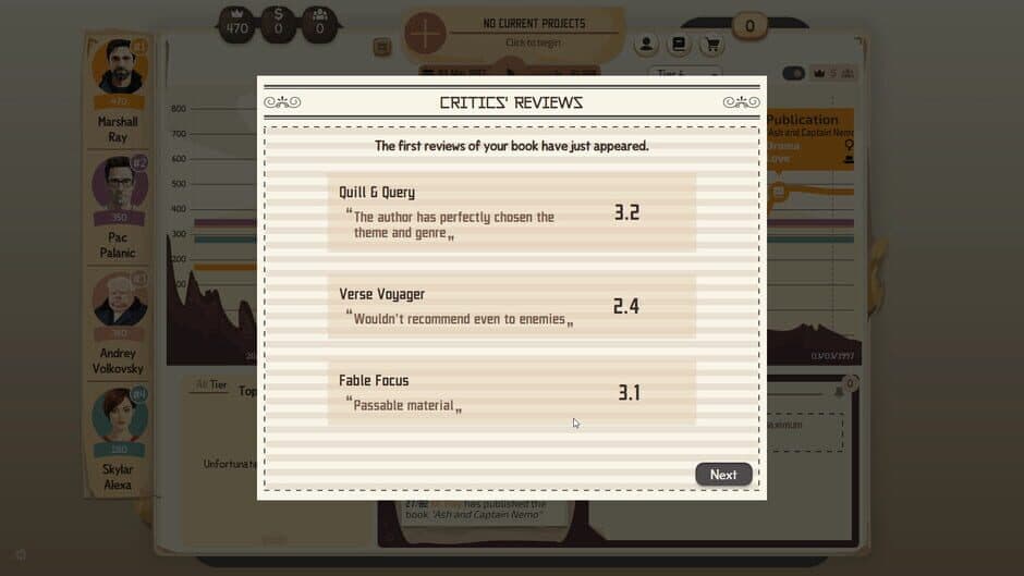 Writer's Rush screenshot 1