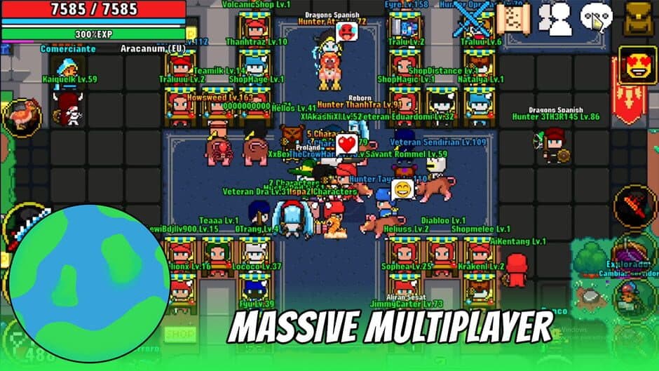 World of Solaria: MMORPG 2D screenshot 6