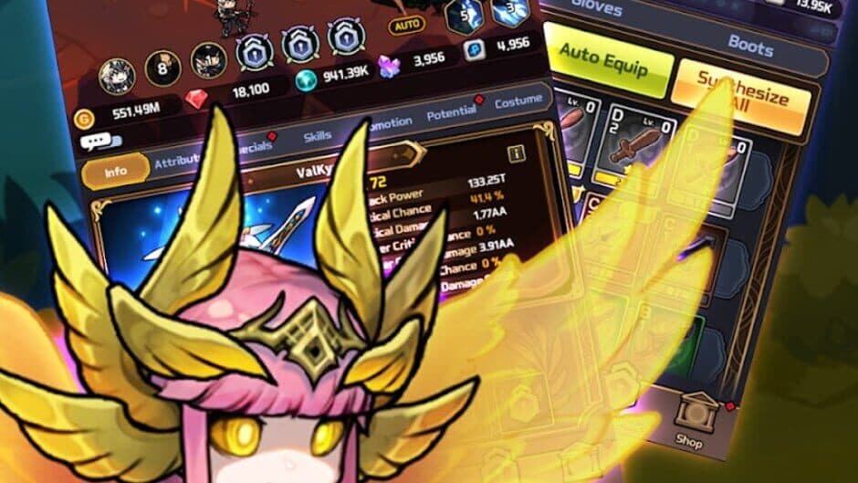 Valkyrie Idle screenshot 2