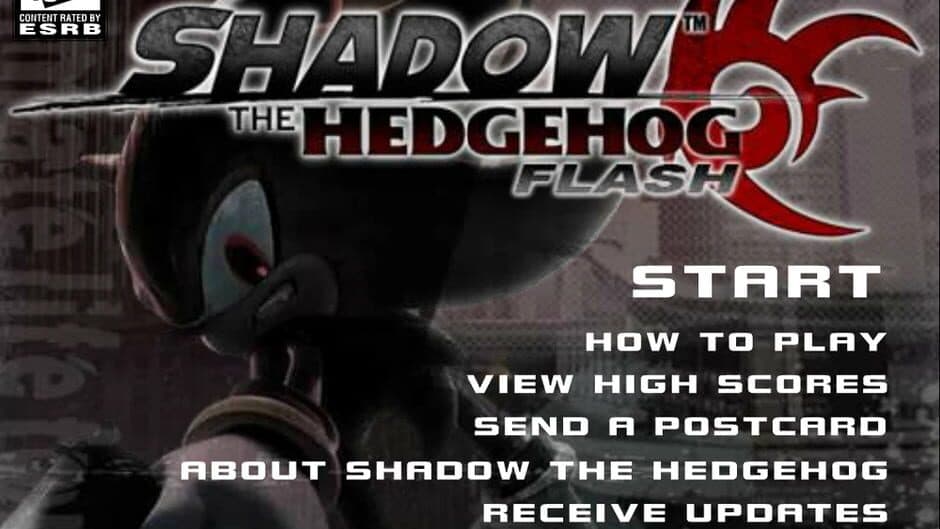 Shadow the Hedgehog Flash screenshot 1