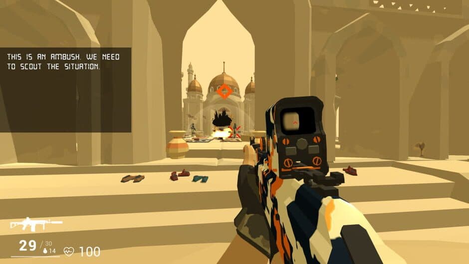 Military Combat Shooter Desert War screenshot 2