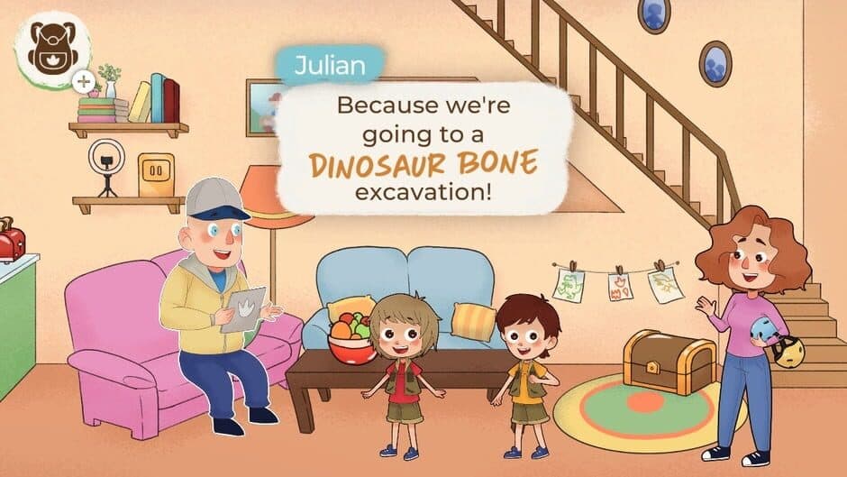 Dani and Evan: Dinosaur books screenshot 1