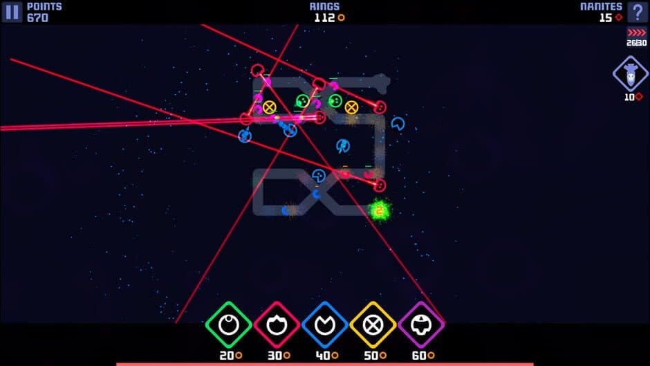 Colony Defense: The Ultimate Minimalist Tower Base Defense Game screenshot 2