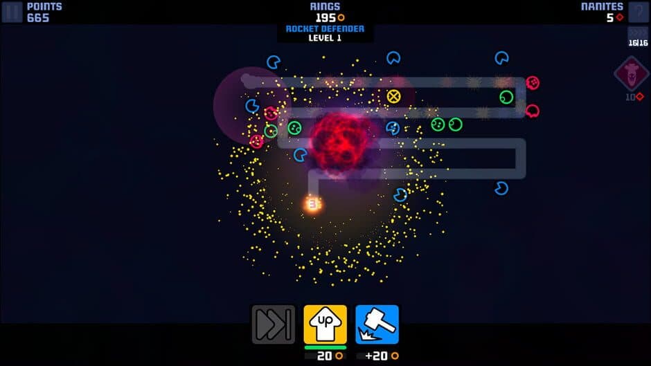 Colony Defense: The Ultimate Minimalist Tower Base Defense Game screenshot 4