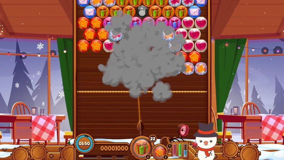 Christmas Bubble Puzzle screenshot 2