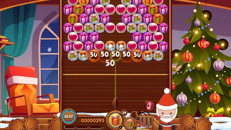 Christmas Bubble Puzzle screenshot 3