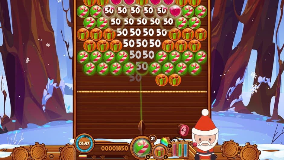 Christmas Bubble Puzzle screenshot 5