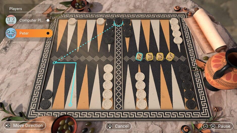 3in1 Game Collection: Backgammon + Checkers + Mills screenshot 2
