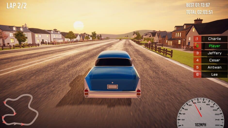 Sunset Racer screenshot 1