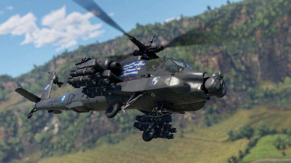 War Thunder: Greek AH-64A Apache screenshot 1