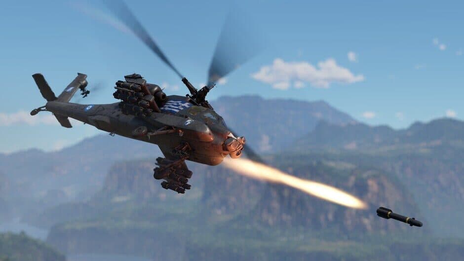 War Thunder: Greek AH-64A Apache screenshot 4