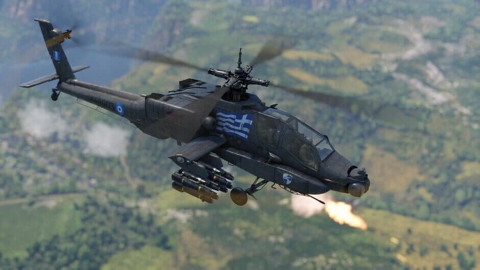 War Thunder: Greek AH-64A Apache screenshot 5