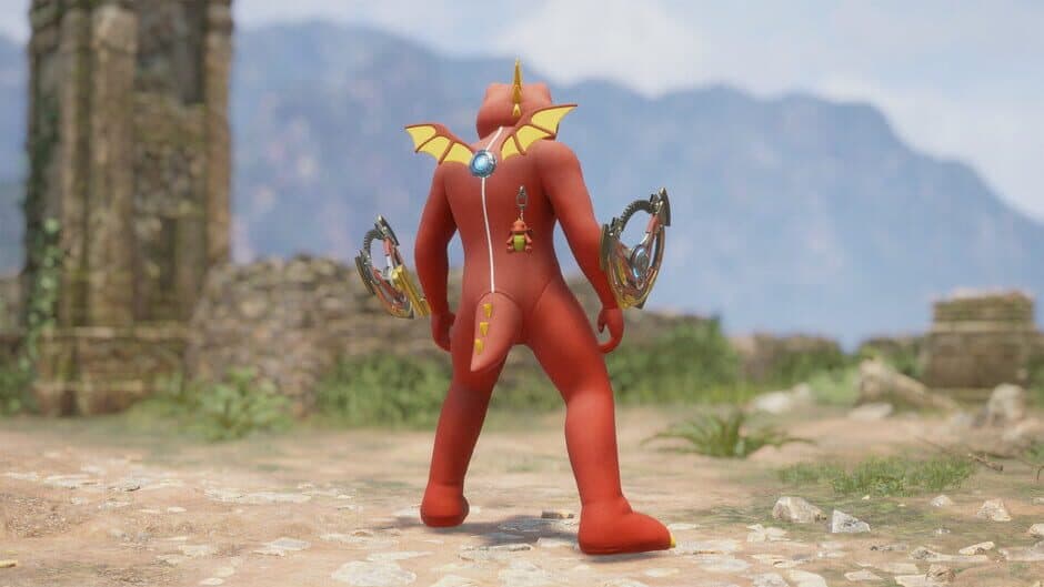 Exoprimal: Zephyr Alpha Fire Dragon Set screenshot 1