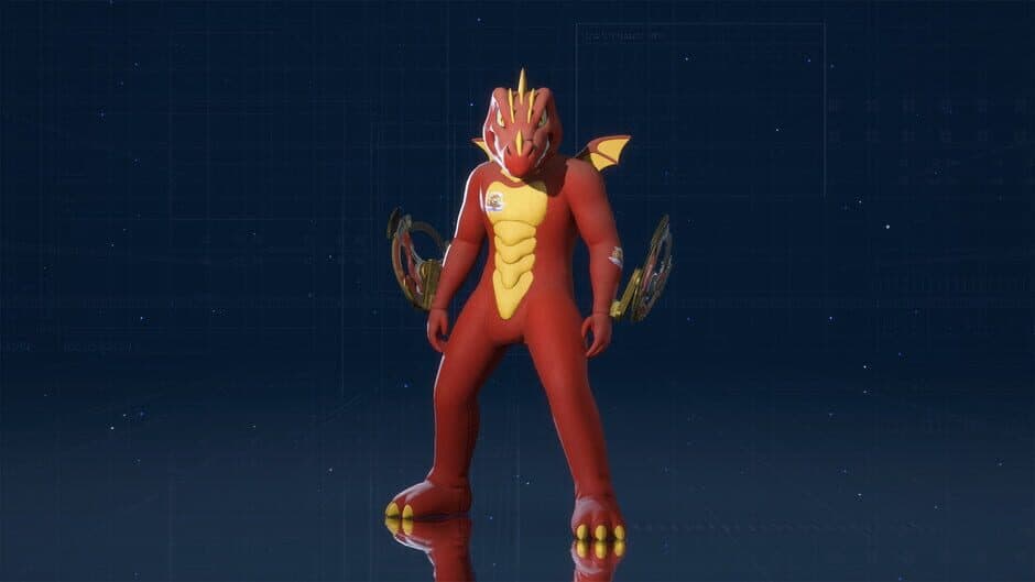 Exoprimal: Zephyr Alpha Fire Dragon Set screenshot 4