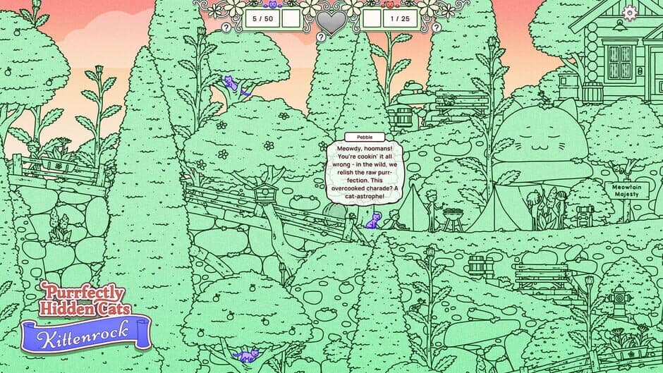 Purrfectly Hidden Cats: Kittenrock screenshot 2