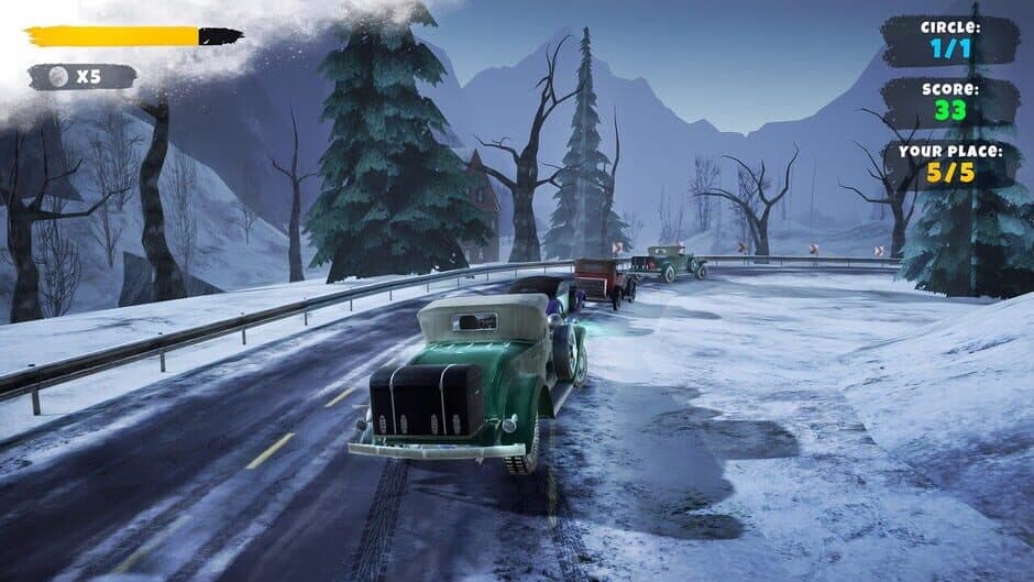 Car Racing Ice: Classic screenshot 2