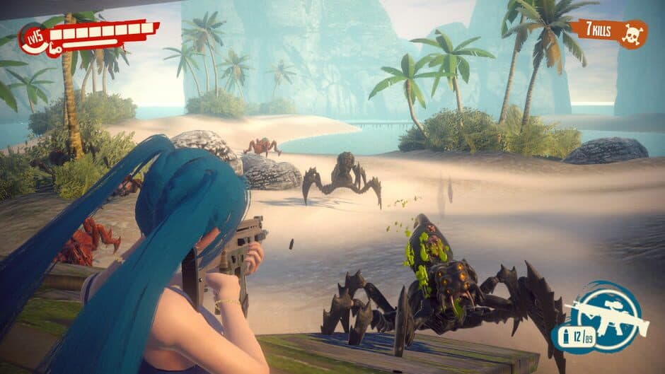 Anime Girls: Sun of a Beach screenshot 2