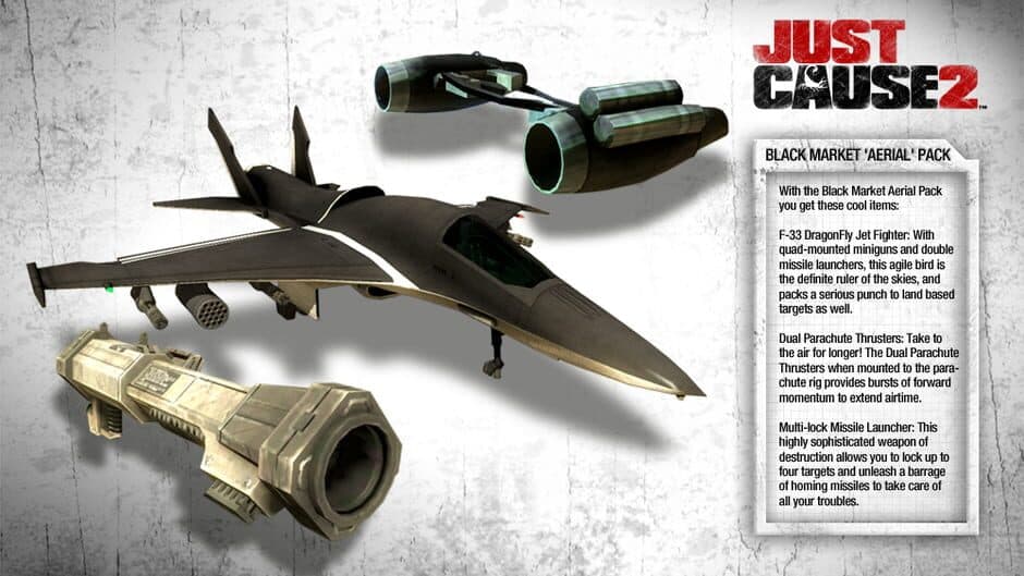Just Cause 2: Black Market Aerial Pack DLC screenshot 1