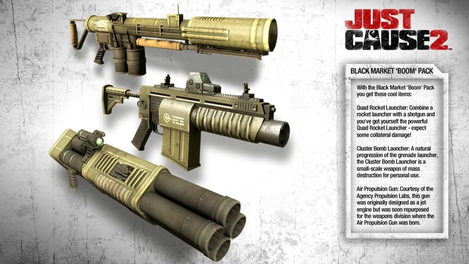 Just Cause 2 - Black Market Boom Pack DLC screenshot 1