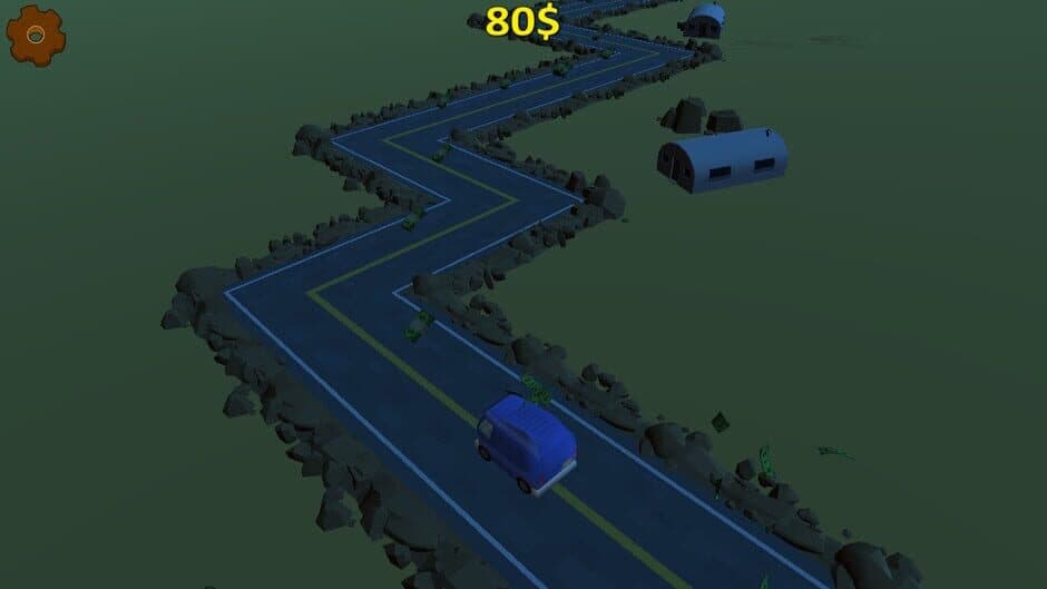 Highway Getaway: ZigZag Blocky Car screenshot 5