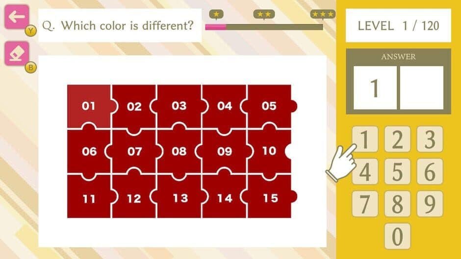 Simple Number-Based Color Sense IQ Test screenshot 1