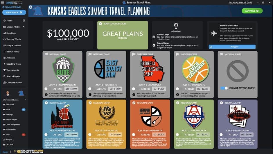 Draft Day Sports: College Basketball 2024 screenshot 4