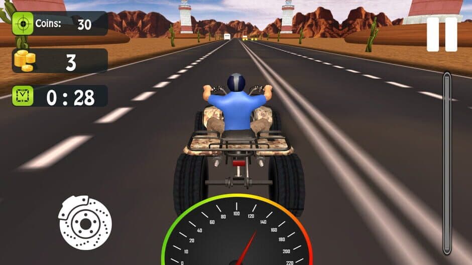 Quad Bike Crazy Driver screenshot 1
