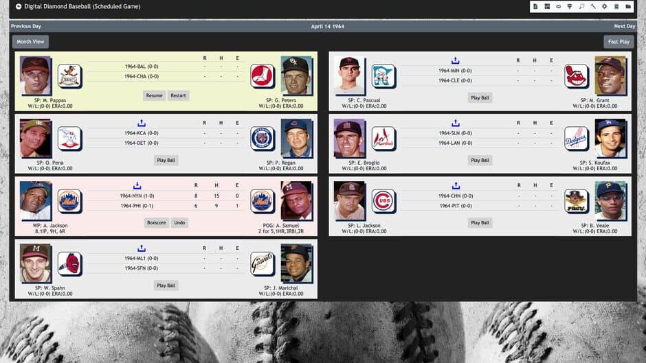 Digital Diamond Baseball screenshot 2