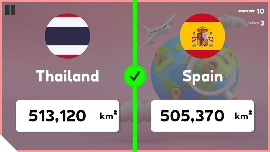 Which Country Is Larger? screenshot 5