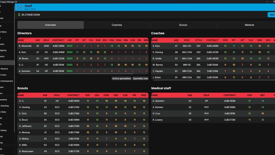 Baseball Legacy Manager 24 screenshot 2