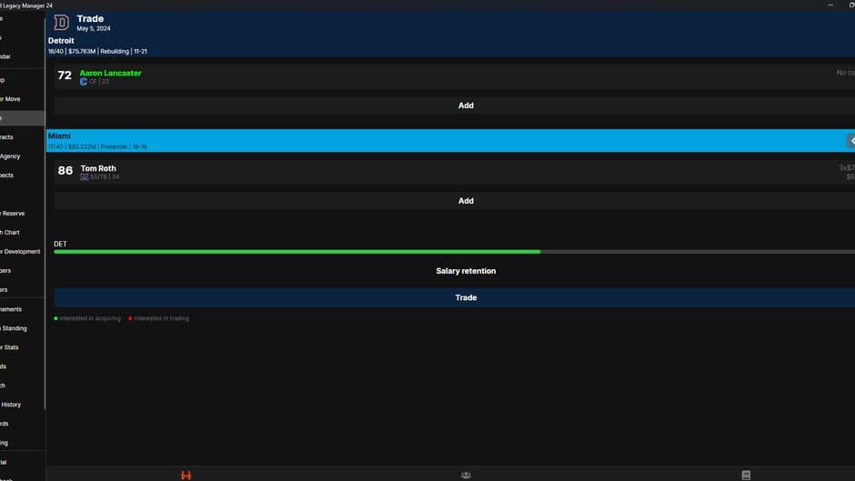 Baseball Legacy Manager 24 screenshot 4