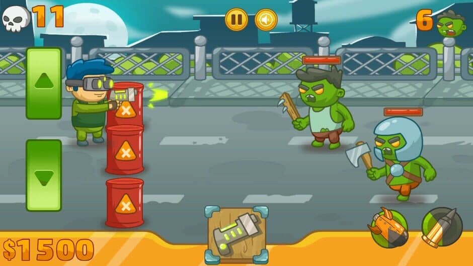 Zombie Night Defense screenshot 2
